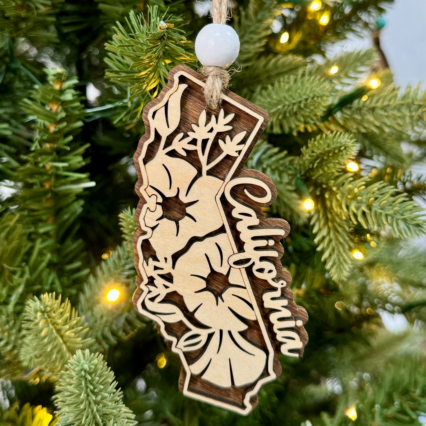 State Flower Ornament image 0