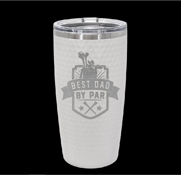 20oz Dimpled Golf Ball Tumbler image 5