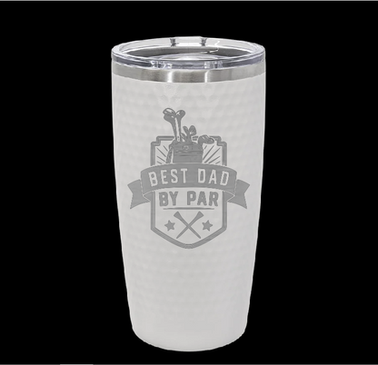 20oz Dimpled Golf Ball Tumbler image 5