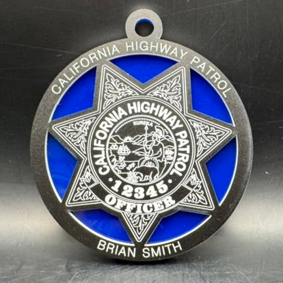 California Highway Patrol Ornament image 1