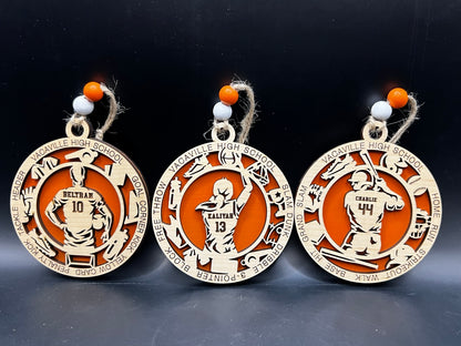 Vacaville Sports Ornament image 0