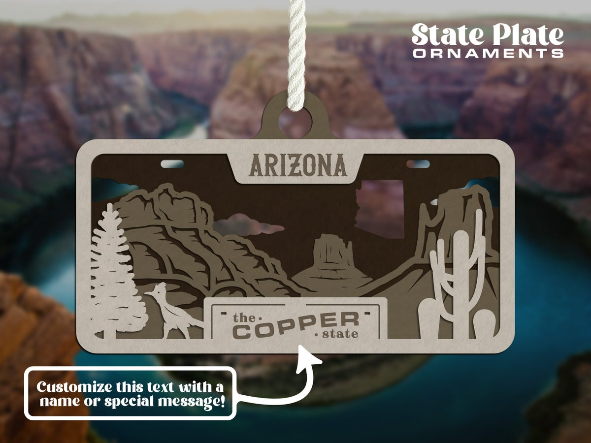 State License Plate Ornament image 24