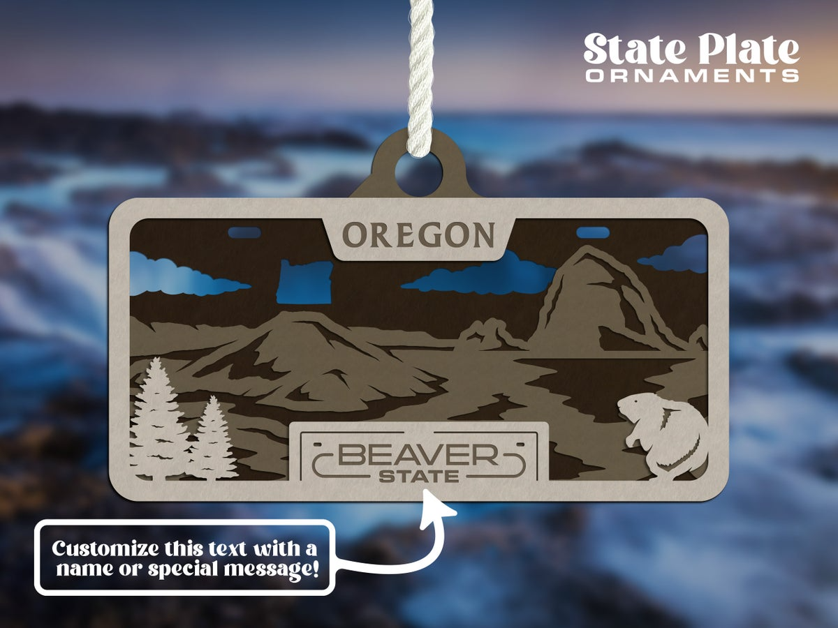 State License Plate Ornament image 42