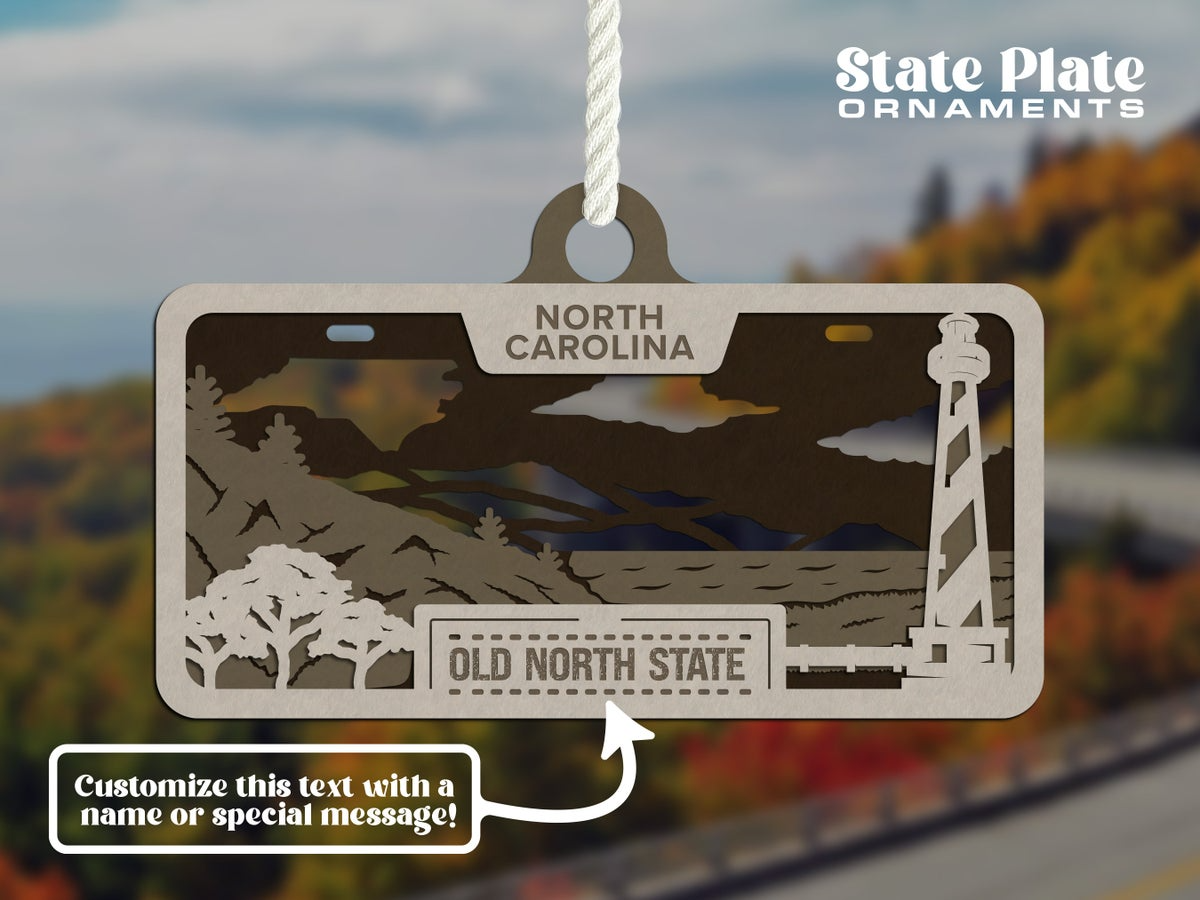 State License Plate Ornament image 45
