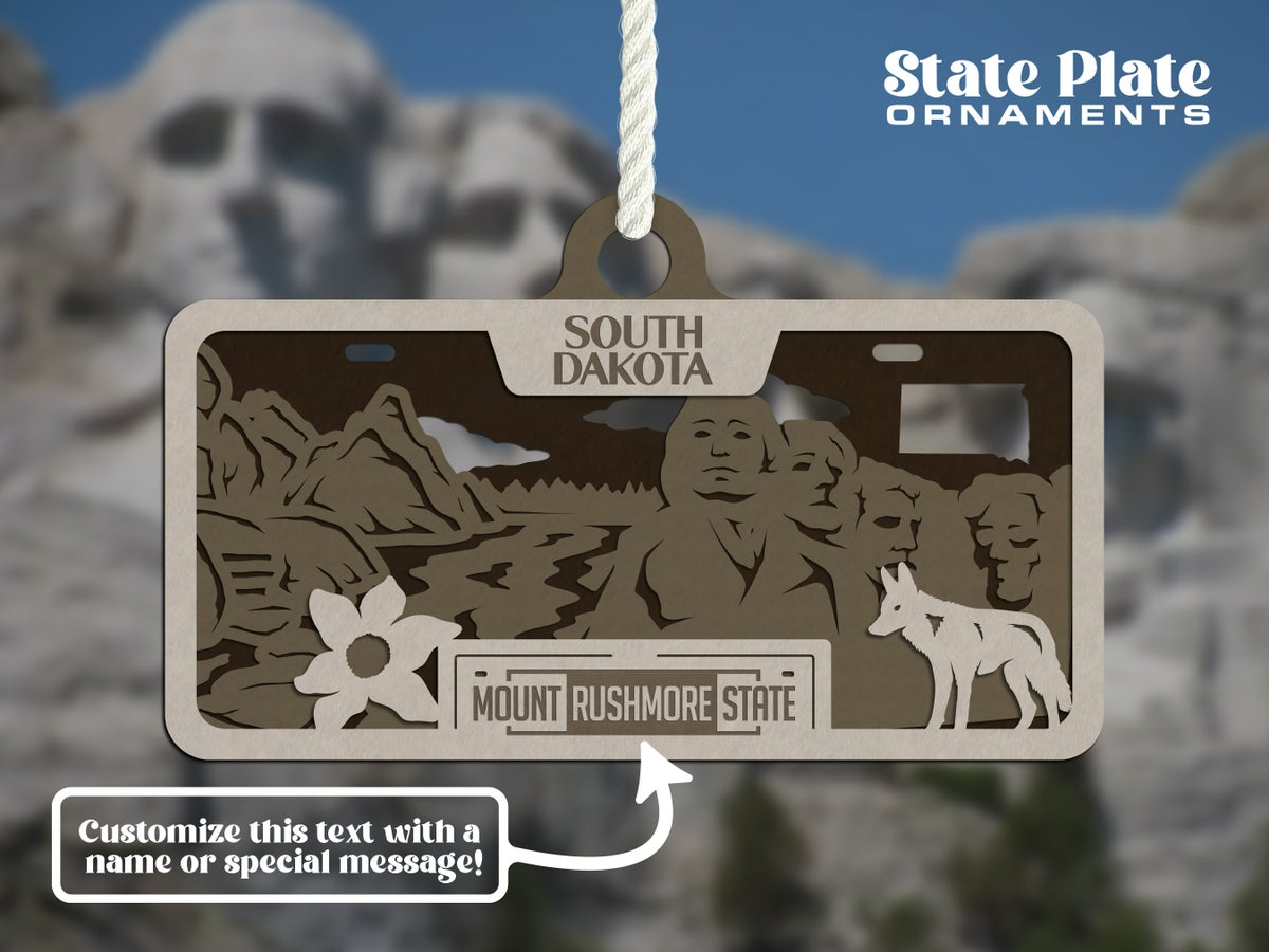State License Plate Ornament image 38