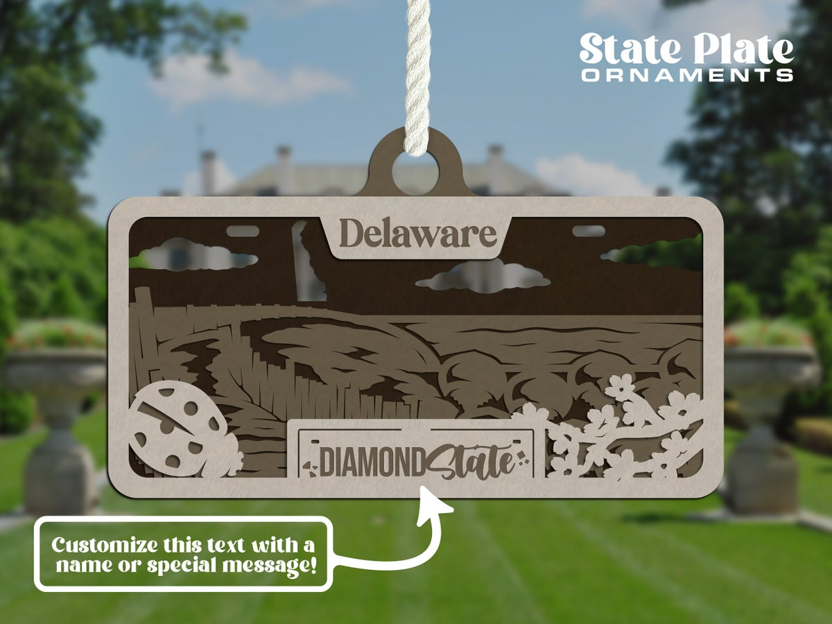 State License Plate Ornament image 19