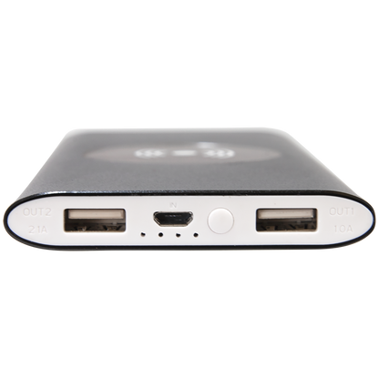 Power Bank & Wireless Anodized Aluminum Charger with Power Cord image 3