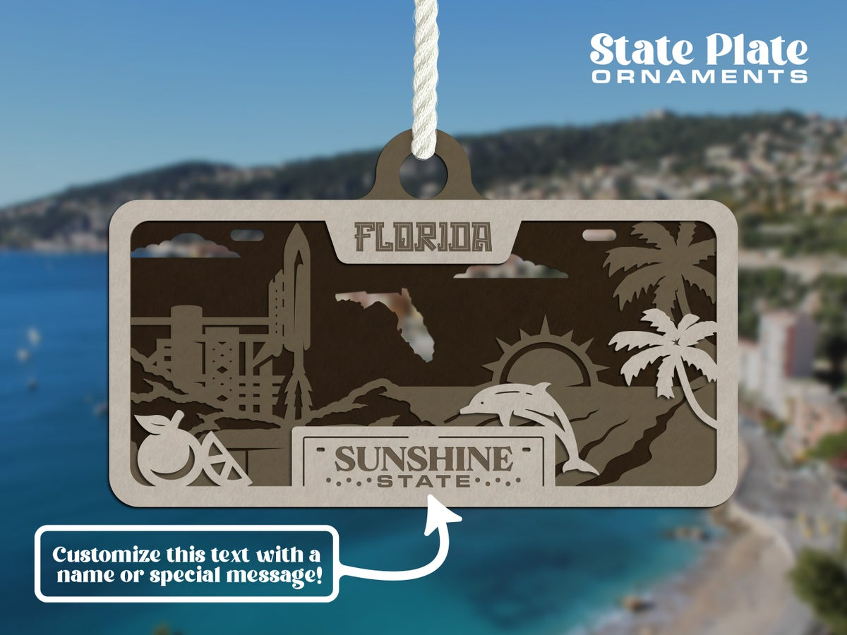State License Plate Ornament image 18