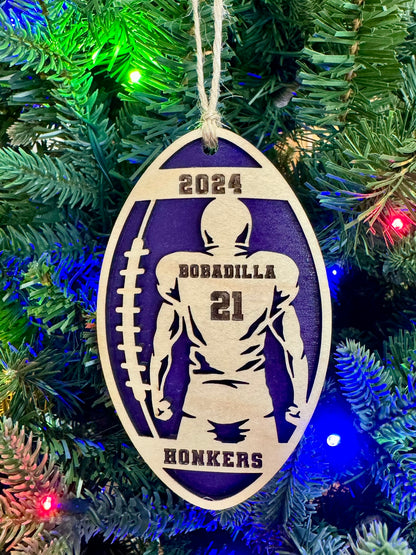 Football Spotlight Ornament image 1