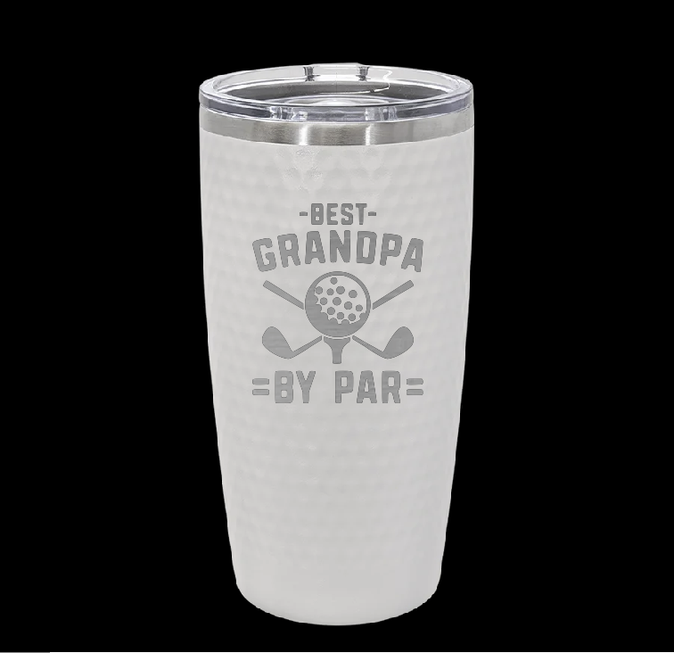 20oz Dimpled Golf Ball Tumbler image 8