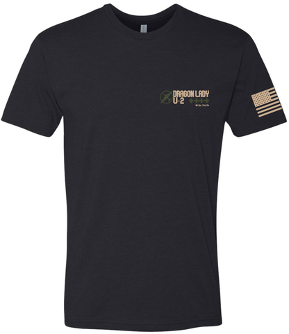 U-2 Flag: Black Tee OD Green Flag Sand U-2 image 1