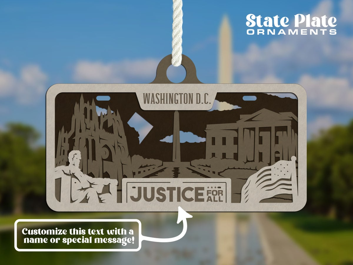 State License Plate Ornament image 31