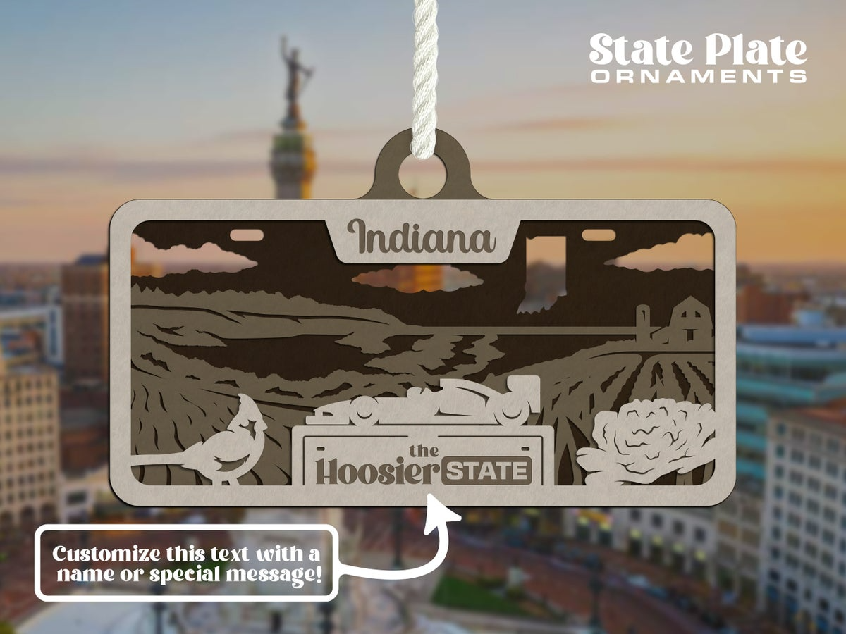 State License Plate Ornament image 12