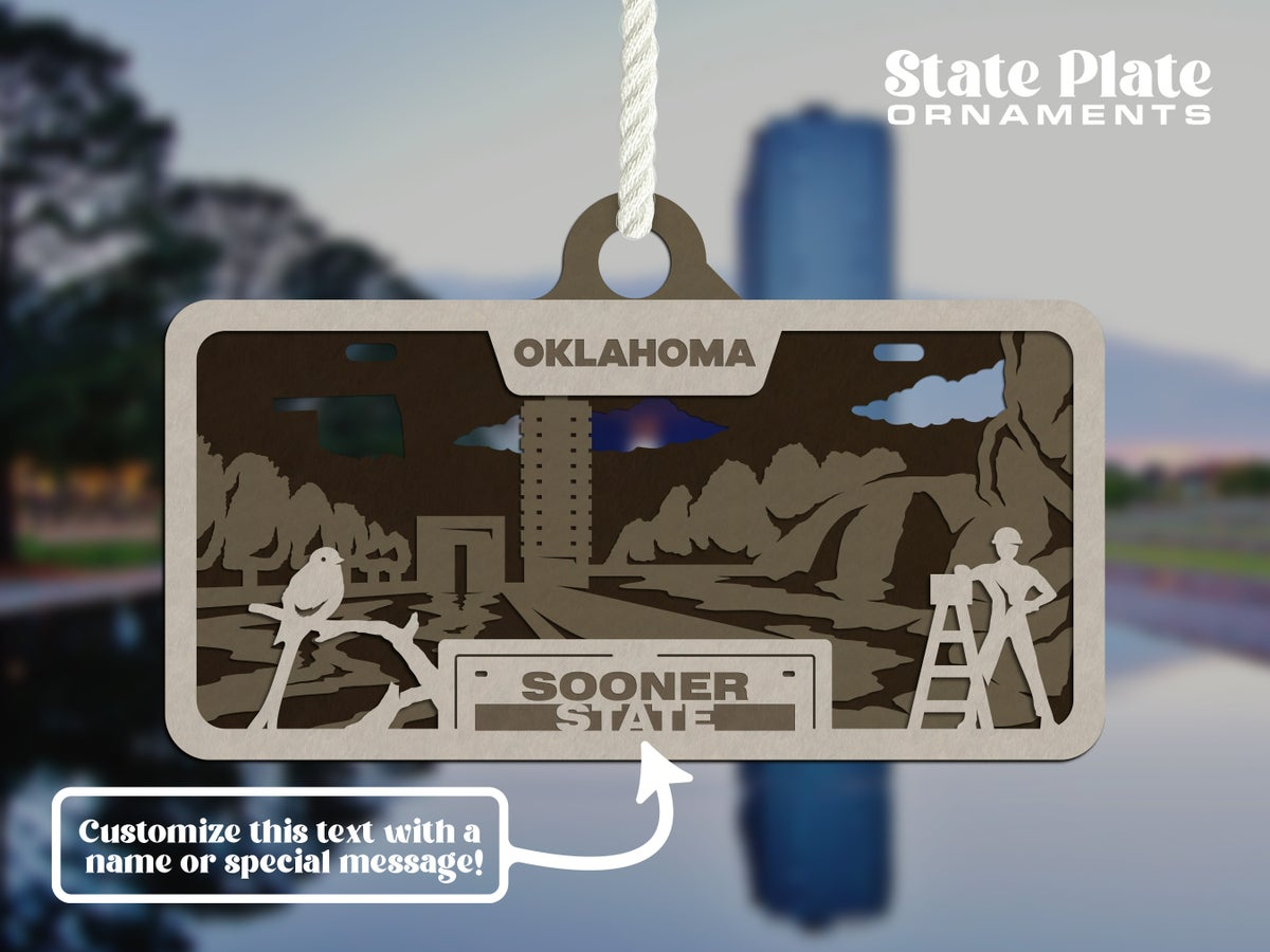 State License Plate Ornament image 43