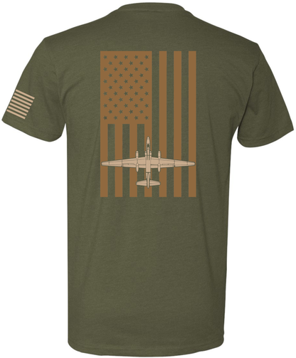 U-2 Flag: OD Green Tee Dark Earth Flag Sand U-2 image 0