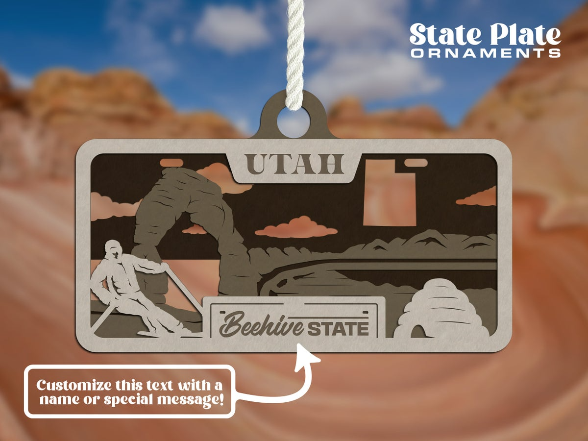State License Plate Ornament image 35
