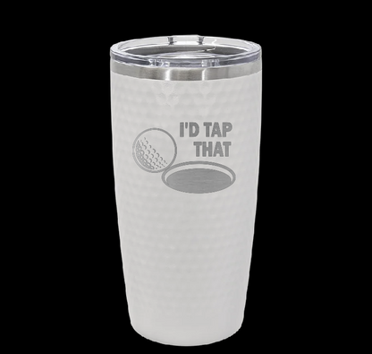 20oz Dimpled Golf Ball Tumbler image 3