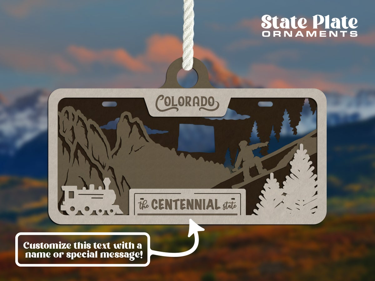 State License Plate Ornament image 21