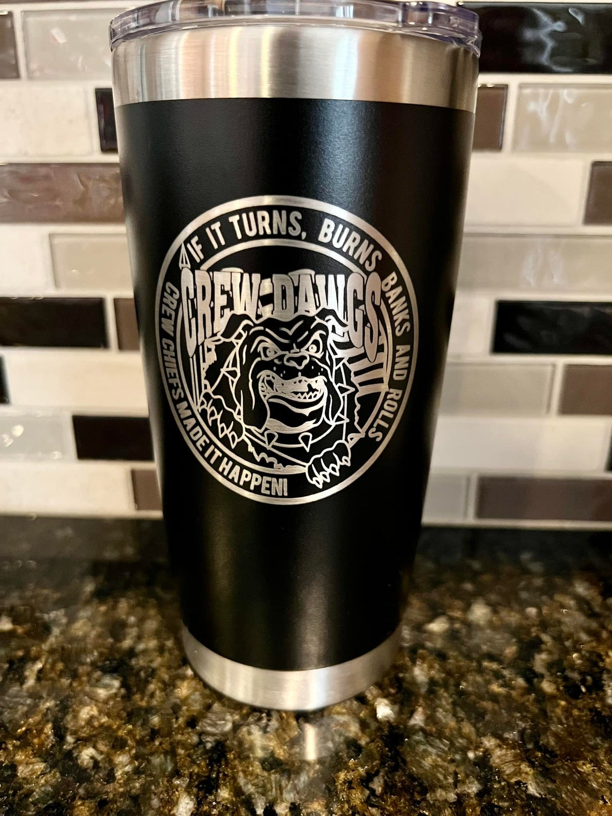 Crew Dawg 20oz Tumbler image 0