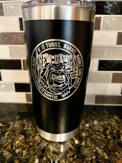 Crew Dawg 20oz Tumbler image 0