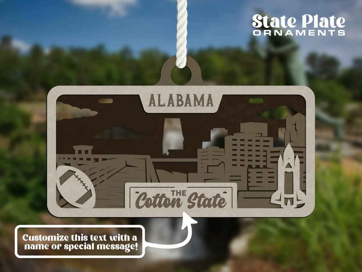 State License Plate Ornament image 26