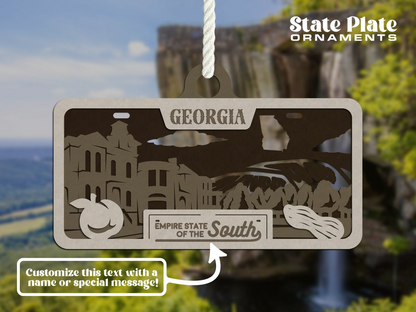 State License Plate Ornament image 17