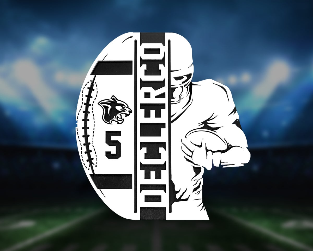 Stadium Series Football Sign image 2