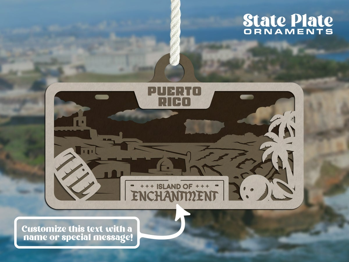 State License Plate Ornament image 41