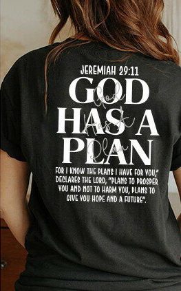 Bible Verse Christian Back