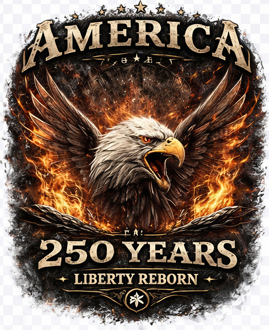 America 250 Years Liberty Reborn