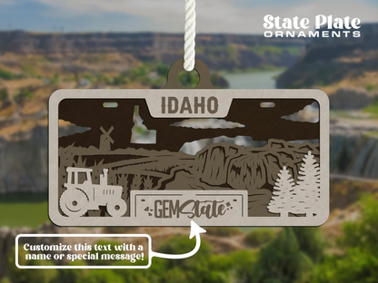 State License Plate Ornament image 14
