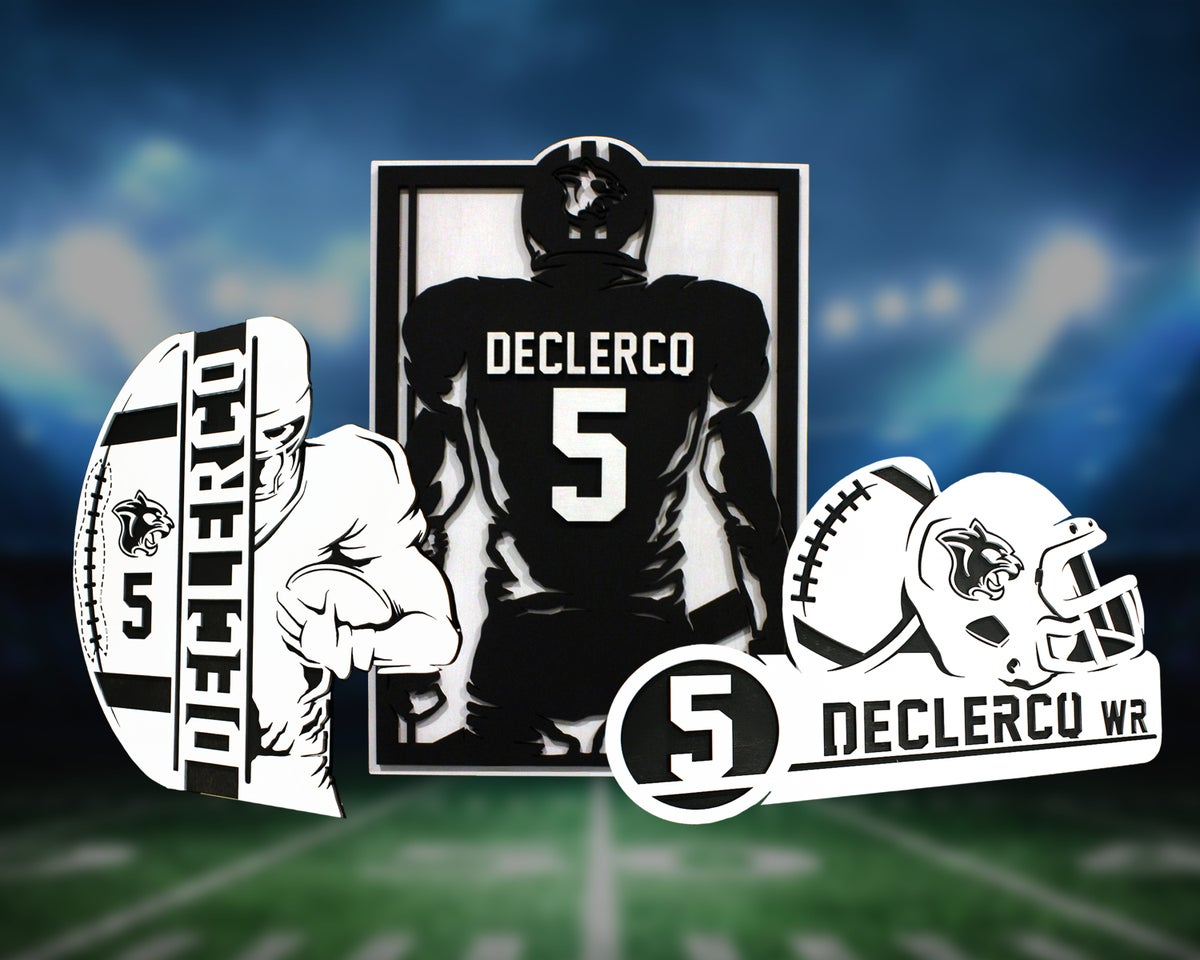 Stadium Series Football Sign image 0