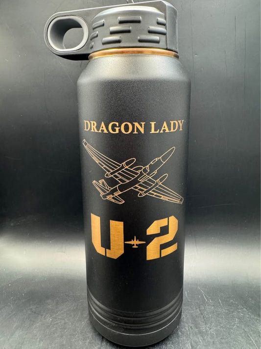 U-2 Dragon Lady Water Bottle image 0
