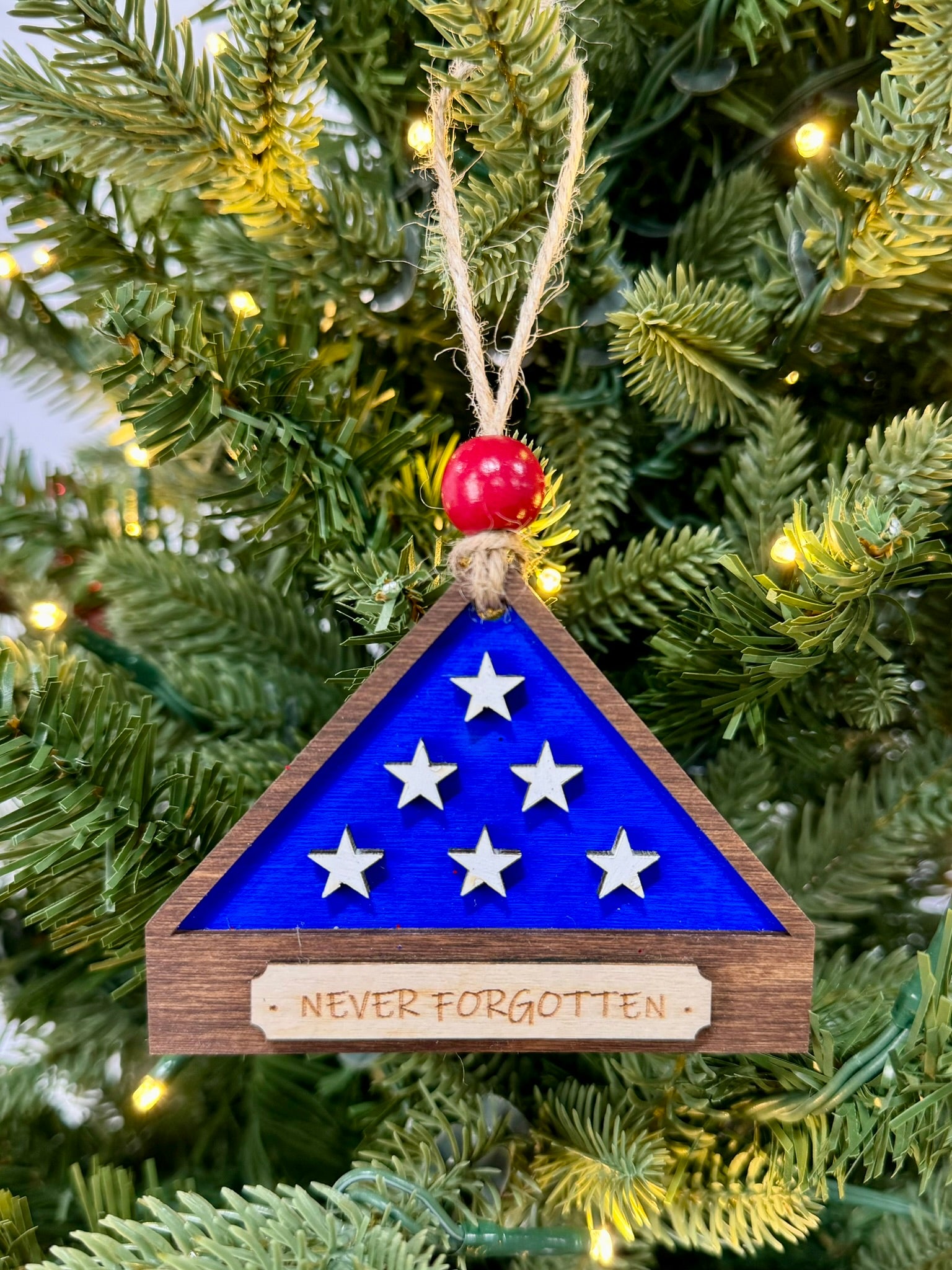 Memorial Flag Ornament image 0