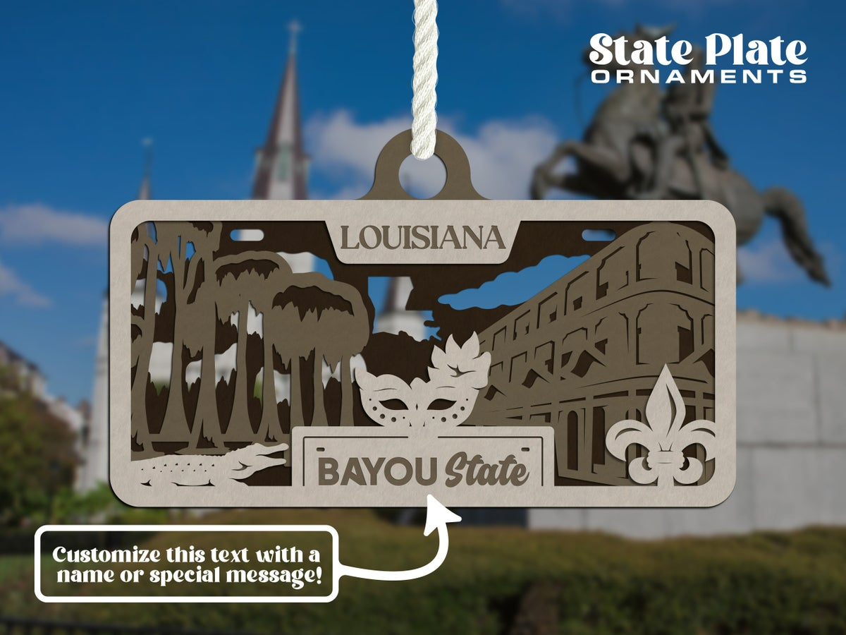 State License Plate Ornament image 8