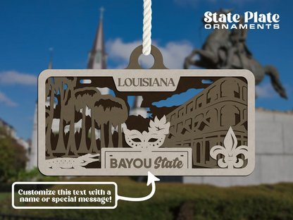 State License Plate Ornament image 8