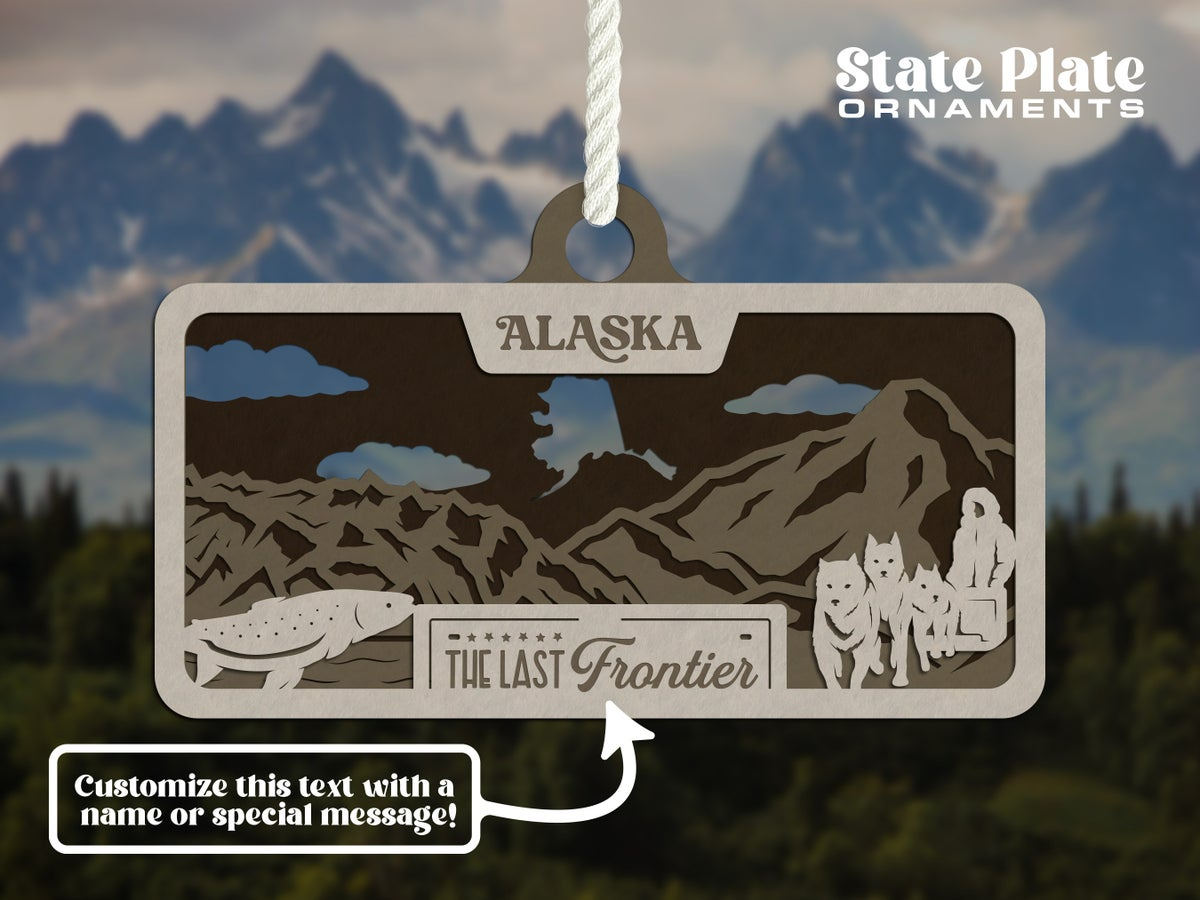 State License Plate Ornament image 25