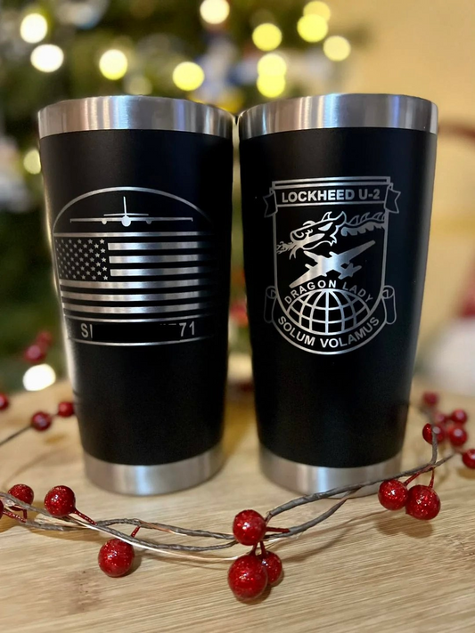 U-2 Solum Volamus/Solo Patch 20oz Tumbler image 0