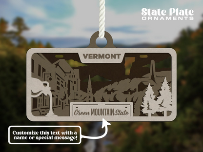 State License Plate Ornament image 34
