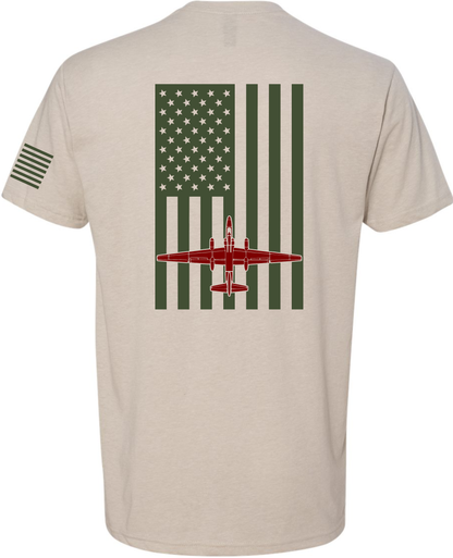 U-2 Flag: Sand Tee Green Flag Red U-2 image 0
