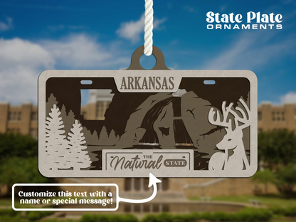 State License Plate Ornament image 23
