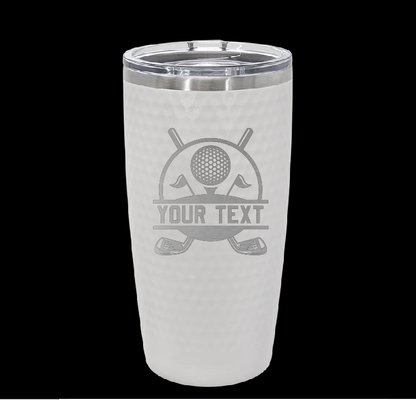 20oz Dimpled Golf Ball Tumbler image 4