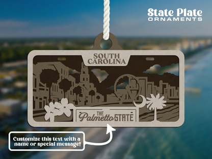 State License Plate Ornament image 39