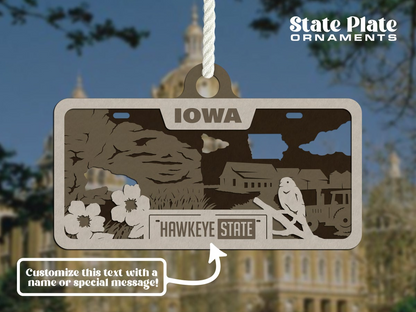 State License Plate Ornament image 11