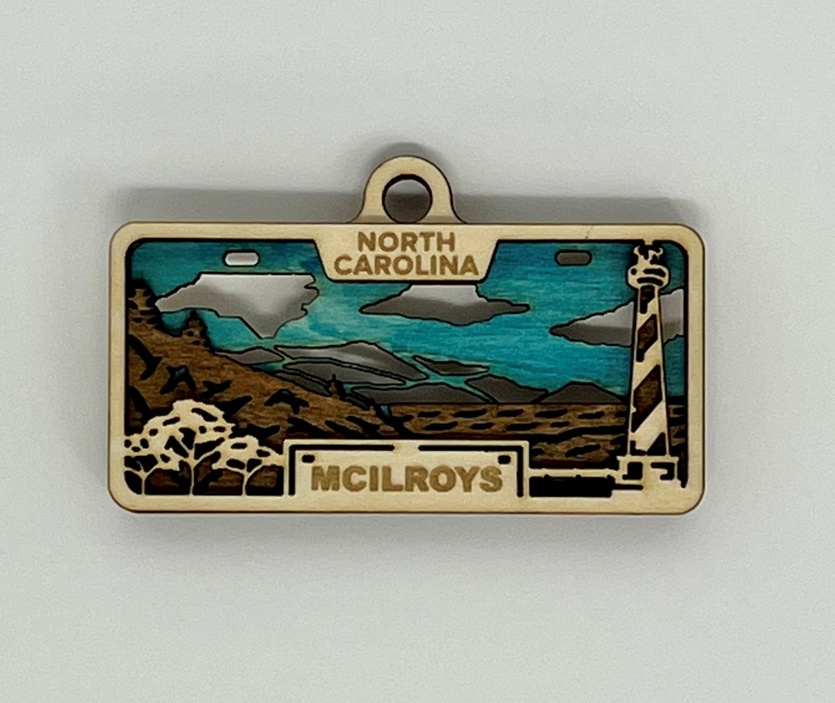 State License Plate Ornament image 0