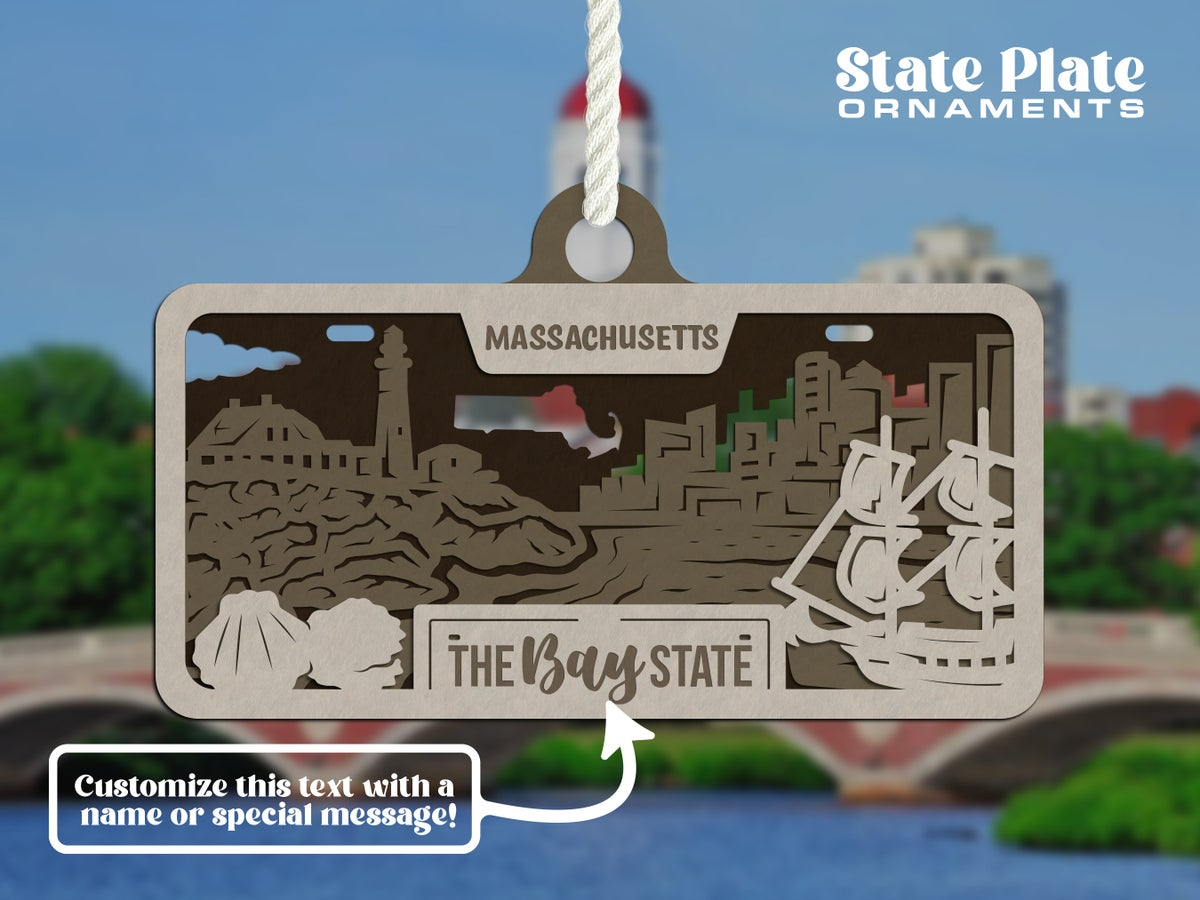 State License Plate Ornament image 5