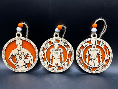 Vacaville Sports Ornament image 1